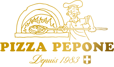 Logo pizza Pepone